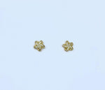 Brinco Estrela de Zirconia com Banho Ouro - Cod. 10305